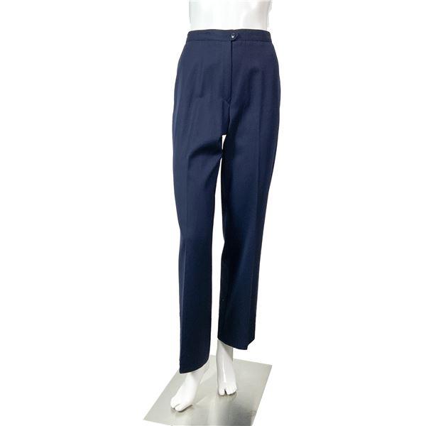 Le Painty Navy Blue Wool Trousers