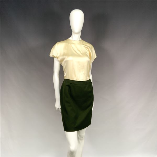 Philosophy di Alberta Ferretti Green Skirt