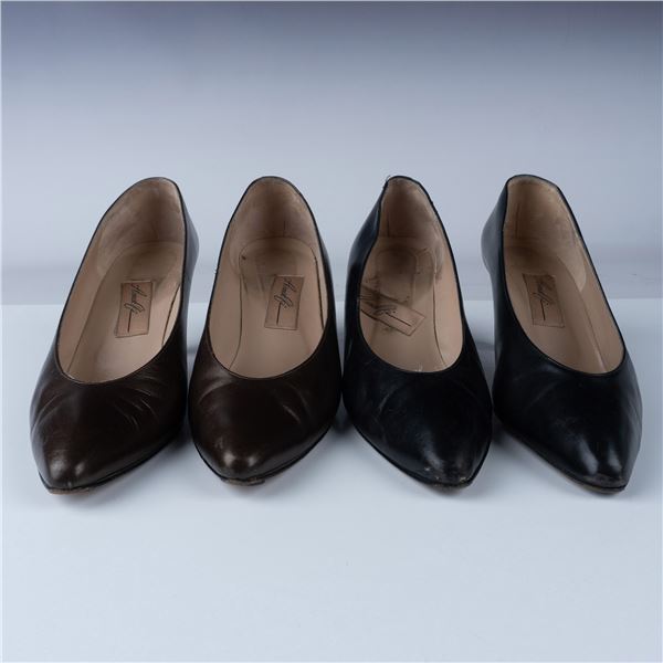 Amalfi Women's Leather Pumps - Two Pairs (Size 8)
