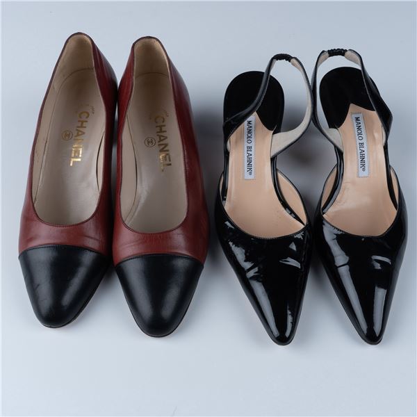 Manolo Blahnik & Chanel Women's Designer Shoes – Size 38