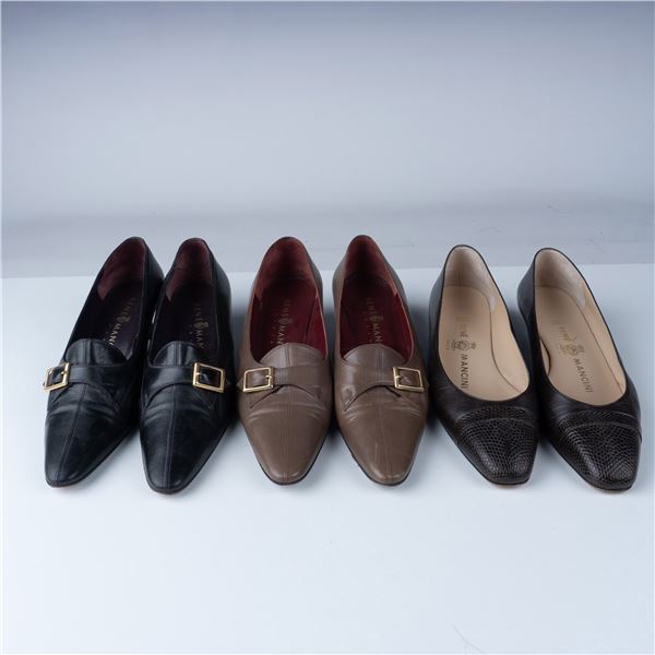 3 Pairs of Rene Mancini Leather Shoes