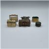 Image 2 : 6pc Vintage Miniature Pill Boxes
