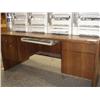 Image 1 : Walnut Double Pedestal Executive Desk