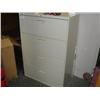 Image 1 : Cream 4 Drawer Lateral File Cabinet