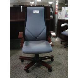 Mahogany Framed Executive Tilter Chair