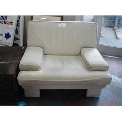 White Elephant Skin Side Client Chair