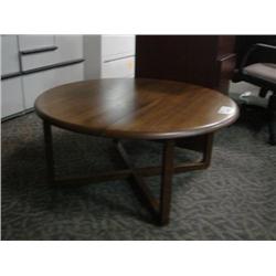 Walnut Round Coffee Table