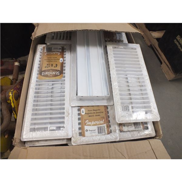 Box Of White Register Covers
