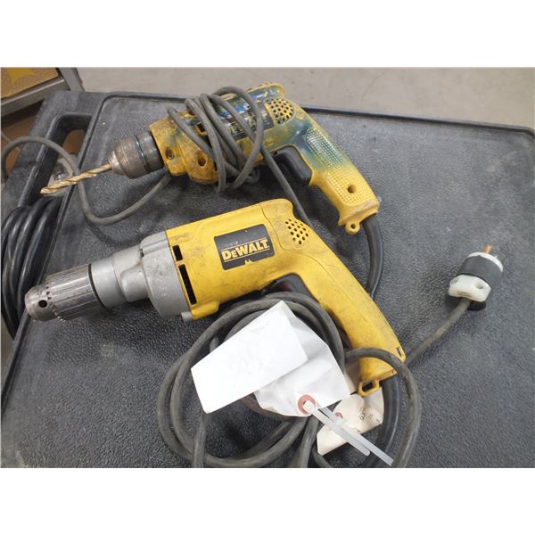 2 Dewalt Drills
