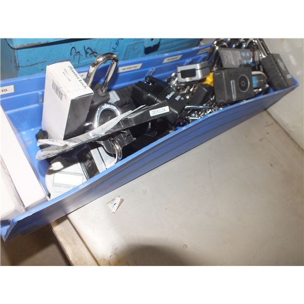 Bin Of Assorted Paddle Locks