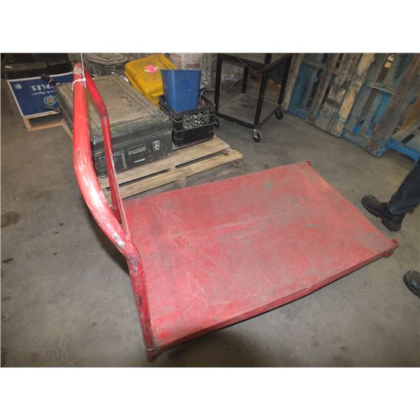 Red Moving Cart On wheels