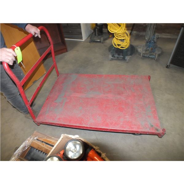 Red Moving Cart On wheels