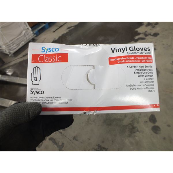 Sysco Sixe XL Vinyl Gloves