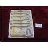 Image 1 : 6 Canadian 1973 One Dollar Bills