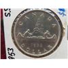 Image 2 : 1953 Canada Silver Dollar A.W. Low Mintage 