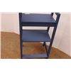 Image 4 : * Two Tiered Blue Shelf Unit - 20" x 16" x 36"