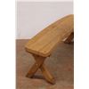 Image 2 : * (2) Wooden Outdoor Benches - 38" x 11" x 16" Each