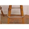 Image 3 : * (2) Wooden Bar Stools - 29"Tall x 13" Seat Diameter