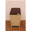 Image 1 : * Metal Filing Cabinet on Wheels - 14" x 18" x 28" - As Is