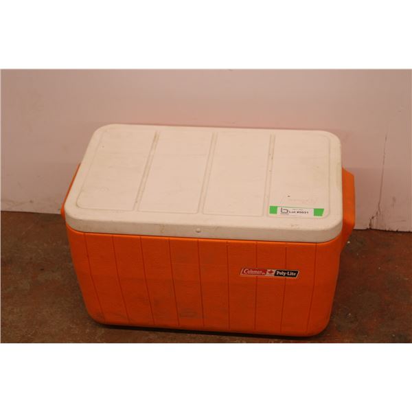 * Coleman Orange Cooler