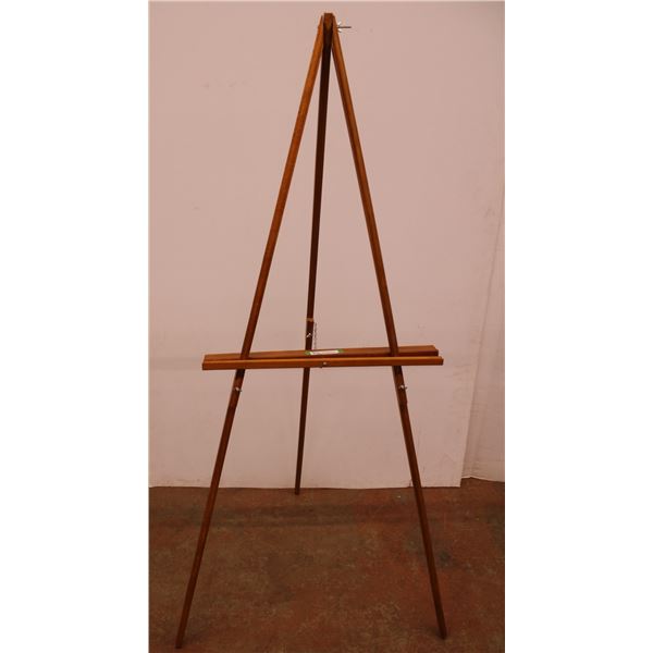 * Wood Easel - 61.5" x 30.5" Wide