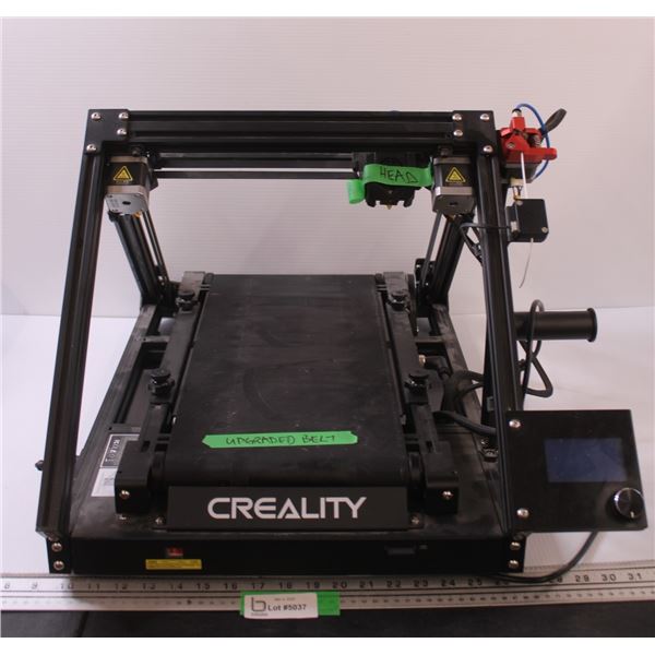 * Creality 3D Printer System - Powers On