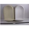 Image 1 : (2) Decorative Resin Moulded Wall Shelves 19" x 12" x 5"