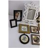 Image 2 : (11) Vintage & Modern Picture Frames - Large White Metal 13.5" x 10.5"