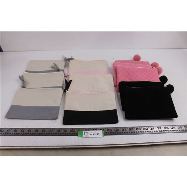 (11) Toiletries Bags - All Appear Unused