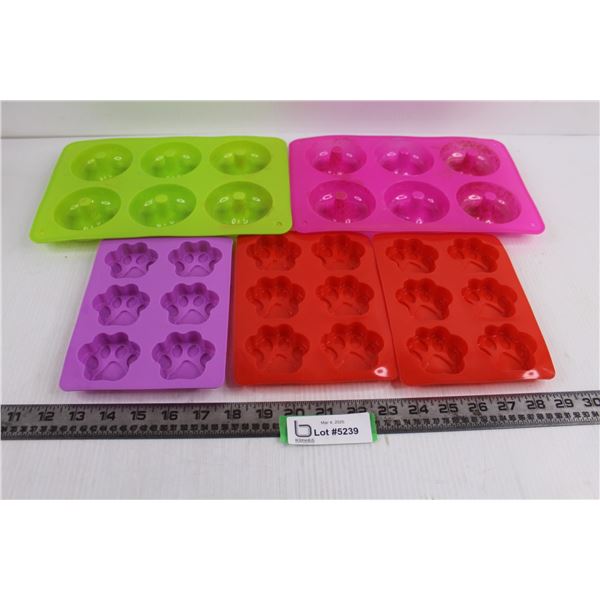 (5) Rubber Food Molds