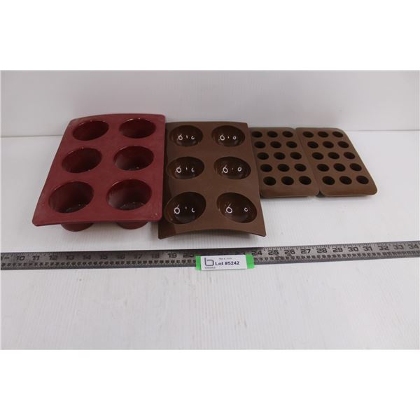 (4) Rubber Food Molds