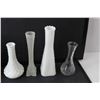 Image 2 : (8) Glass & Ceramic Vases & Pot Up to 12" tall