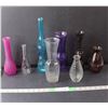 Image 1 : (8) Glass Vases Up to 12.5" Tall