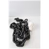 Image 2 : Halloween Lot- (4) Skulls- Plastic & Ceramic. Plastic Chain
