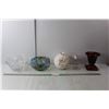 Image 1 : Decorative Ceramic & Glass Items- Bowls, Candy Dishes, Pot