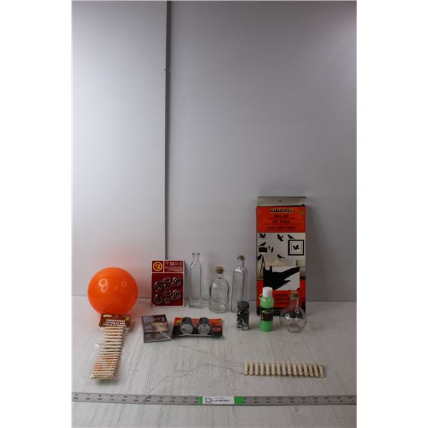 Raven Wall Stickers, Glow in the Dark Paint, String LED Lights, Misc.