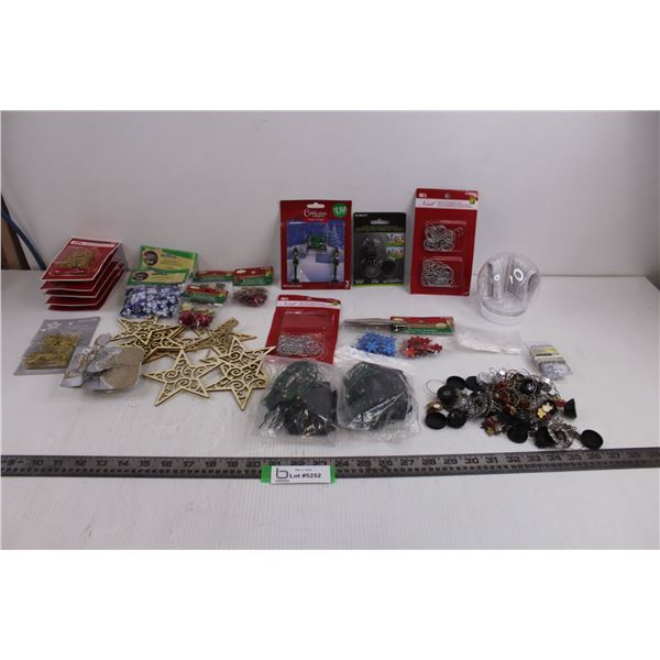 Arts & Crafts Lot (Snowflakes, Stars, Snowglobe)