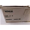 Image 3 : Kohler Pennington 2196-4-0 Self Rimming Lavatory Sink - Unused - Original Packaging 21" x 21" x 10"