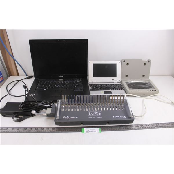 Dell Laptop with Power Cord - Powers On, Easy PC Mini Laptop - No Power Cord, Myron & Davis ATY178GY