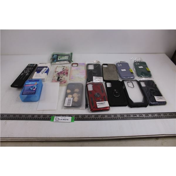 (11) Smart Phone Cases, Printer Ink, Hydrasense Baby Nasal Care, Oravix Tonsil Stone Remover Kit, TV