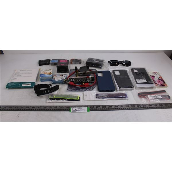 Smart Phone Cases, Printer Inks, Anti-Snoring Devices, Watch Straps, Misc.