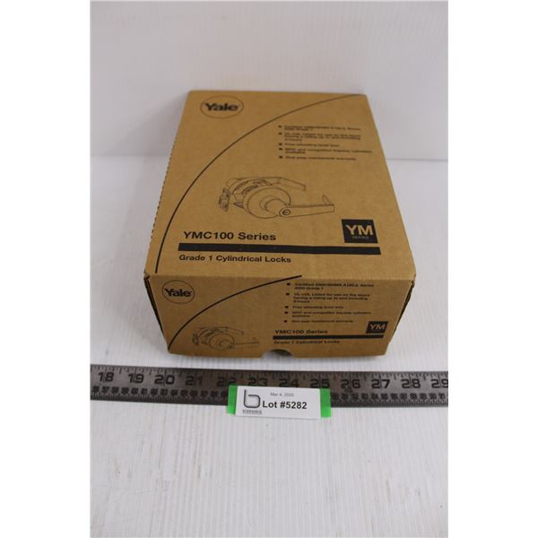 Yale YMC100 Series Grade 1 Cylindrical Door Lock - Unused
