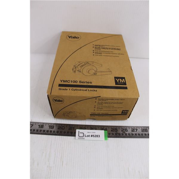 Yale YMC100 Series Grade 1 Cylindrical Door Lock - Unused