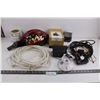 Image 1 : Assorted Electronic Parts, Telecommunications, Medium Size Bike Helmet, Cooper Pullcord Lamp Outlet,