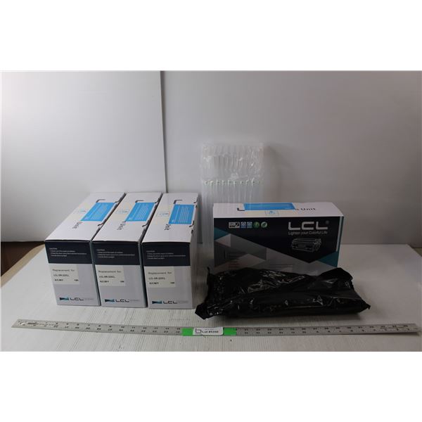 (4) LCL Printer Drum Units- Sealed