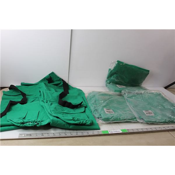 (4) Condor Bib Rain Pants- Three Size XL, One Size Large