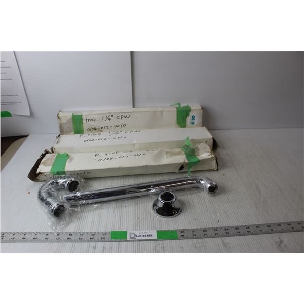 (3) P.Traps- Two 1 1/4", One 1 1/6"