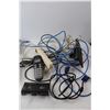 Image 3 : (4) Corded Phones-Untested, Power Bar, Cables, Misc.