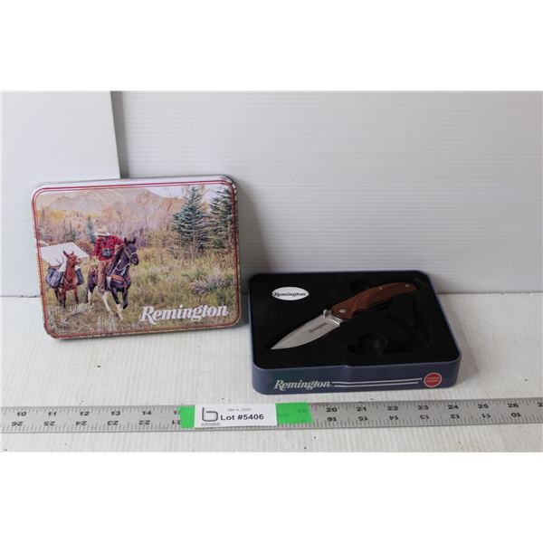 Remington Tin & Knife 6.5" Long