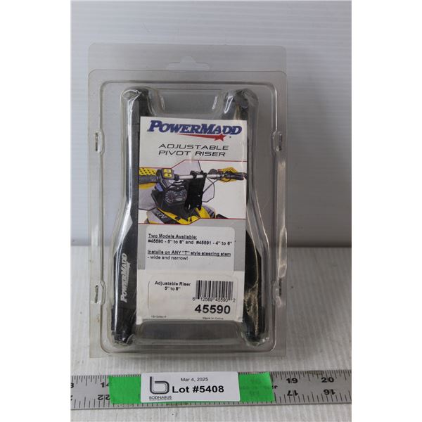 Powermadd Adjustable Pivot Riser- NIB
